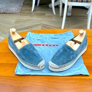 Prada Suede Espadrilles Size 10 US EU 41.